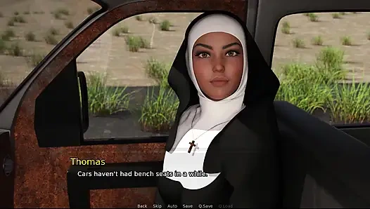 Дом бабушки 138 Ive взял сестру Марию девственностью в церковном фургоне