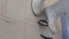 Boots crush heels