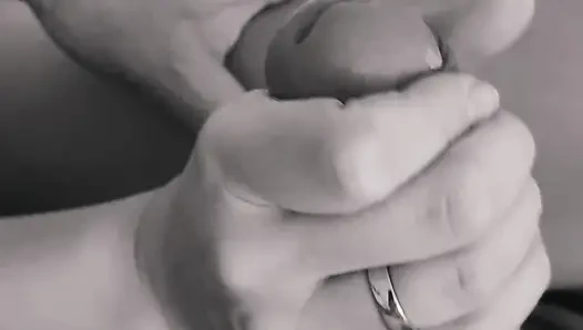 the lover plays with the penis