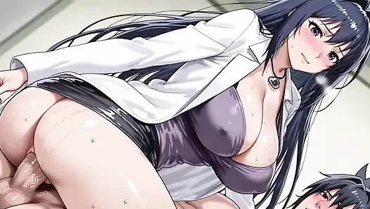 Sasuke (Naruto) x Aki (Maken-Ki!)