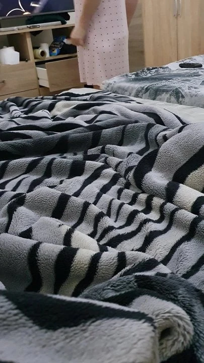 Romanian step mom doesn't wear panties under skirt has sex