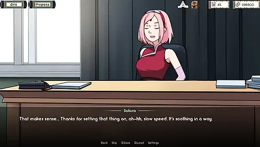 Kunoichi Trainer - Naruto Trainer v0.19.1 Part 93 Sexy Sakura's Wet Puss...