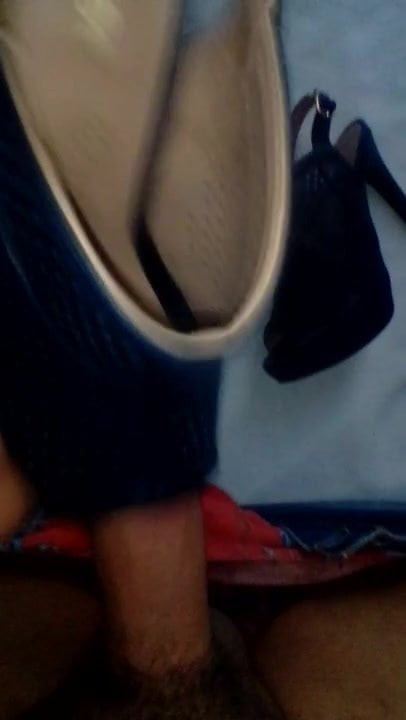Follando tacones shoejob
