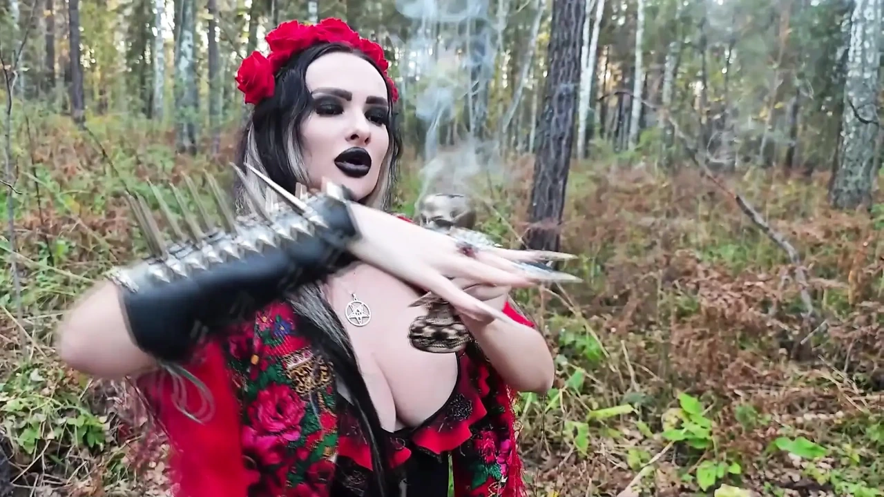 Video Scene A Forest Witch Performs Full Video Scene