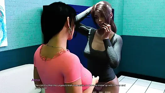 Two Lesbian Girls Kissing And Fingering Pussy