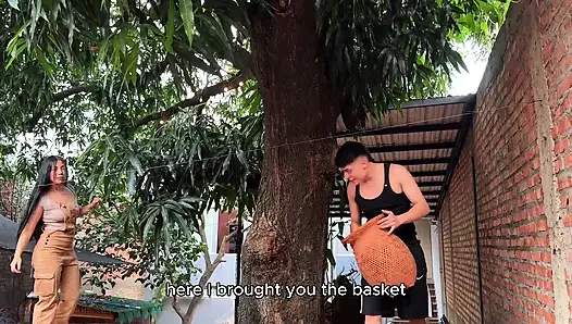 I Caught My Colombian Neighbor up Stealing the Mangoes From My Tree and We Ended up Fucking in the Yard! - Space Productions