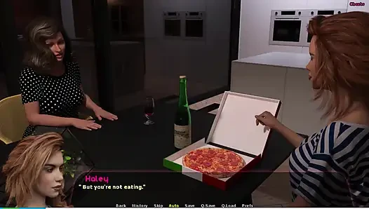 Haley Story #17 - Haley and johannes looked after Adriana's house...Johannes fucked Haley on the dinner table