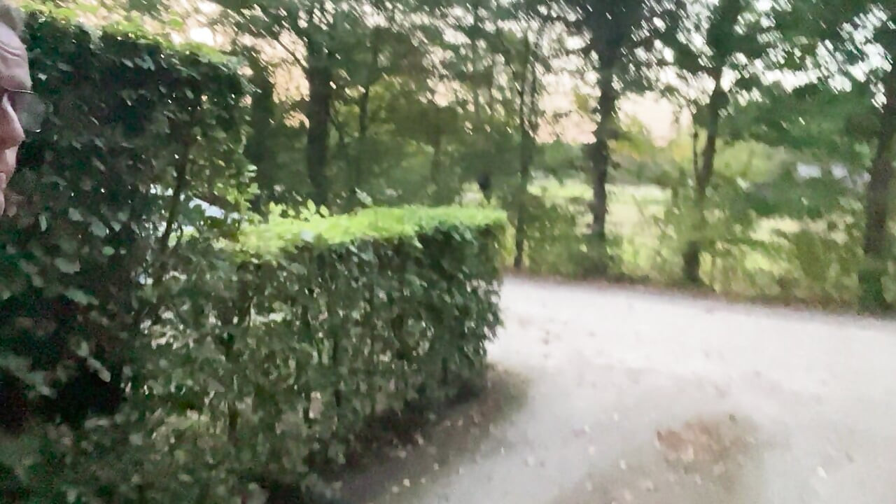 Daring naked walk outside, trying to get caught jerking