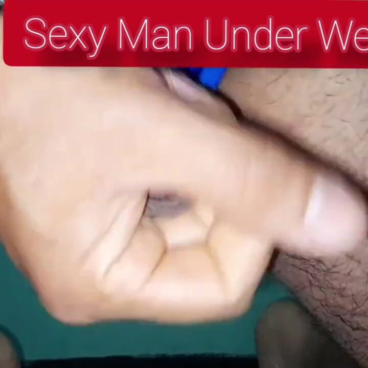 Sexy blue underwaear to masturbate until cumm