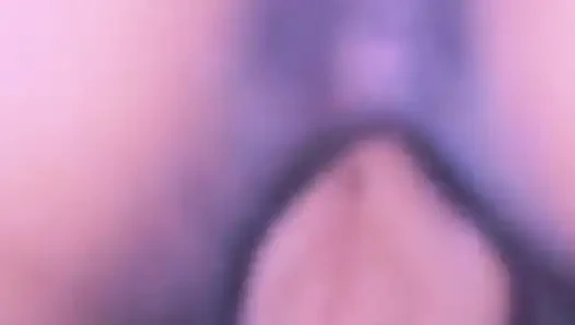 Jumping hard on his fat cock until he hits the uterus.