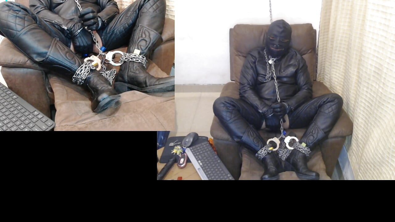 Selfbondage Leather Gay Live
