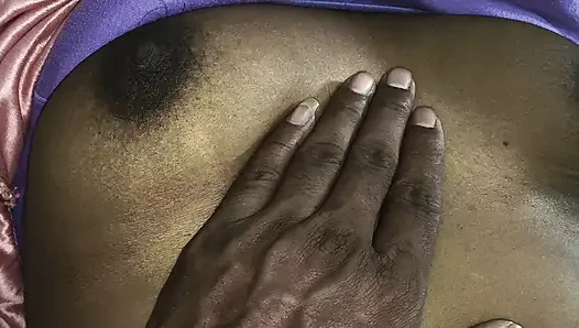 Blacky wife big boobs and pussy roughing