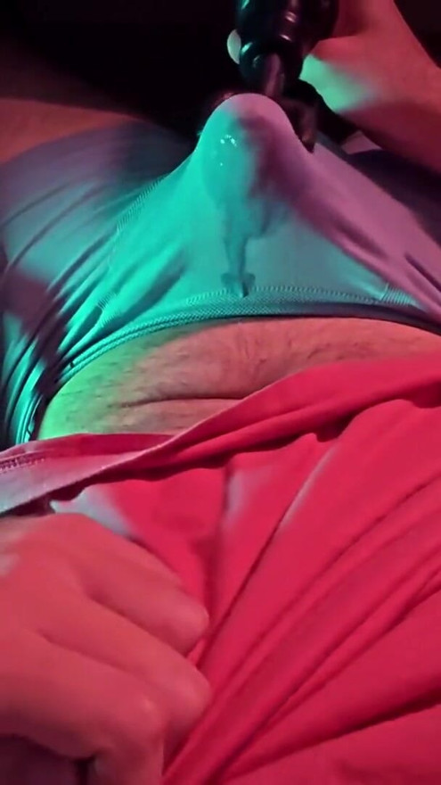 Masturbating and cumming in his boxers | Clip 1