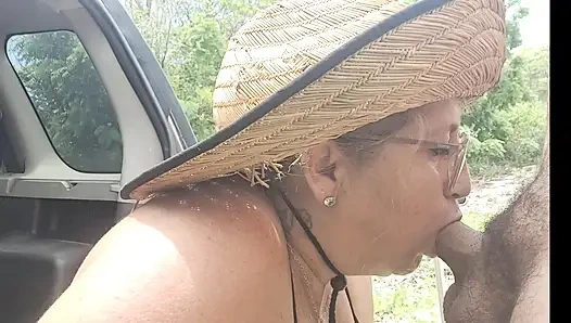 Katia Heffner on the beaches of Brazil