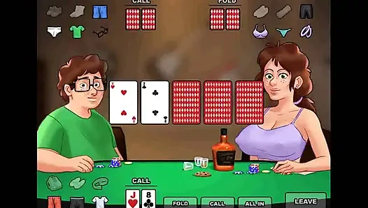 Летняя сага: играю в стрип-покер с милфой, эпизод 170