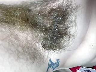 10 minutes of hairy pussy admiration huge bush closeup