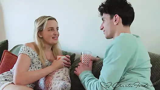 Lusty Charlie Forde Found Thick Cock To Satisfy Her Hungry Pussy