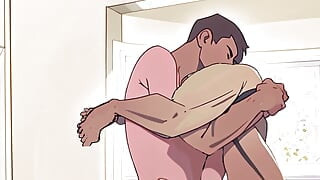 Acrobatic Hentai Ebony Blowjob