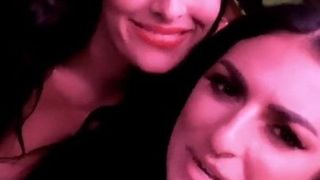 WWE - Sonya Deville, Nikki Bella en Brie Bella selfie 02