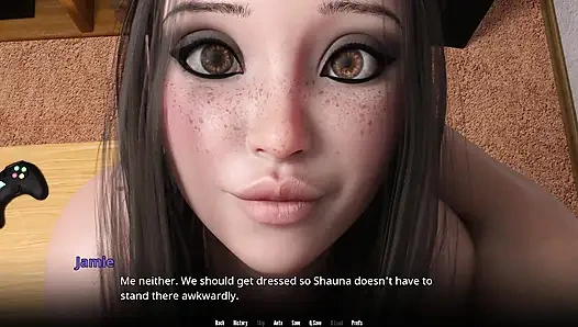 Wvm - Junge Brünette Strippt Und Gibt Harten Schwanz Einen Hungrigen Blowjob