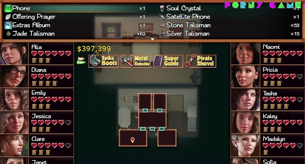 Treasure of nadia - rimjob en la sala del tesoro (1-3)