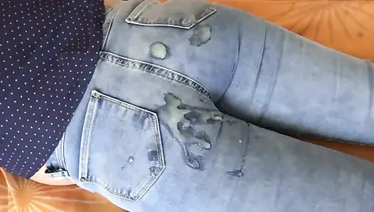 Stepson's Friends Give Me Big Cumshots on My Ass, I Love Their Hard and Juicy Cocks