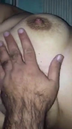My wife getting a massage from a total stranger
