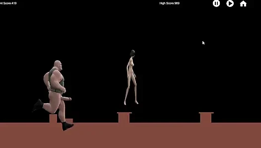 Naked Run 1.0 Game play