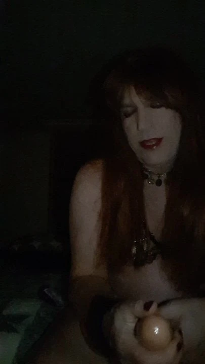 Warming up my tranny pussy
