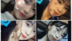 Koreanische Freundin Sperma-Tribut-Zusammenstellung