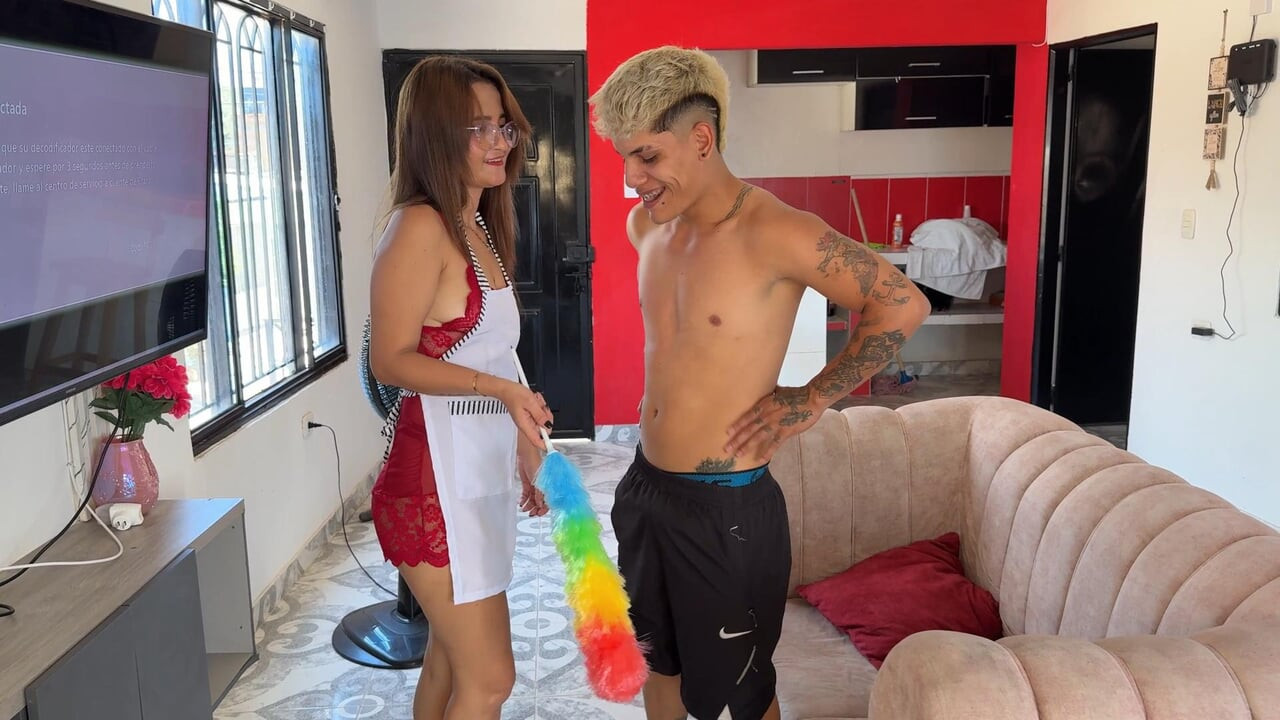 Come stepmom I have a remedy for you to relax, MY HUGE COCK IN YOUR ASS AS YOU LIKE IT.
