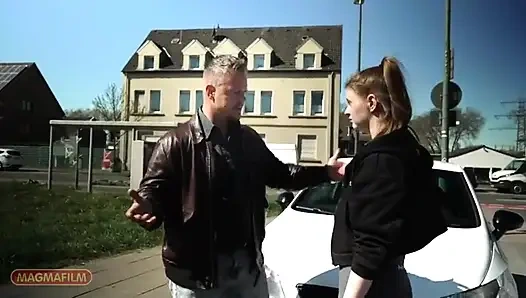 White-skinned, Sweet Teen Fished off the Street