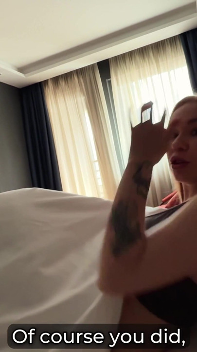 Redhead Step Mom Grinds Her Big Ass and Takes Taboo Creampie in Vacation Share Bed | Clip 1