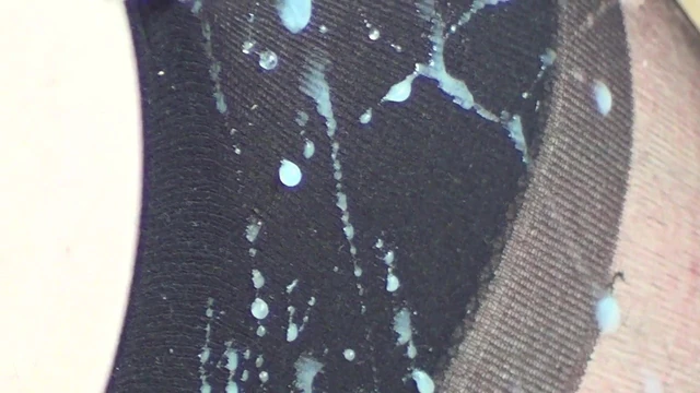 Cum over my stockings tops...again :)