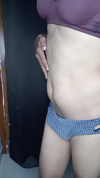 My long dick with bhabhi panty