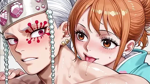 Uzui (KNY) x Nami (OP)