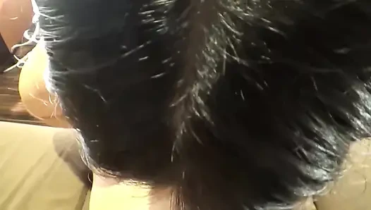 Asian big-tits costume creampie