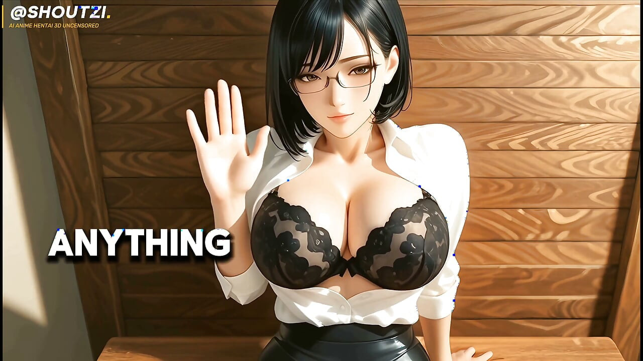 Mei the Hot Office Glasses Slut New Harem Girl Desk Blowjob Cowgirl Doggy Facial 4k120