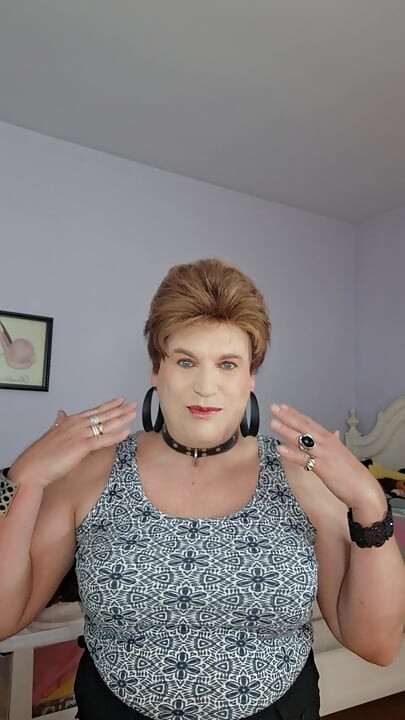 My man wore sexy underwear for me, he left them here and I am sniffing them!