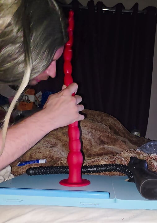 Practicing deepthroat
