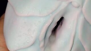 Horny ass wolf milks there cock with a bad dragon fleshlight