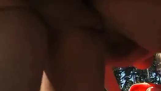 Milf taking car of a guy she just hit with her car