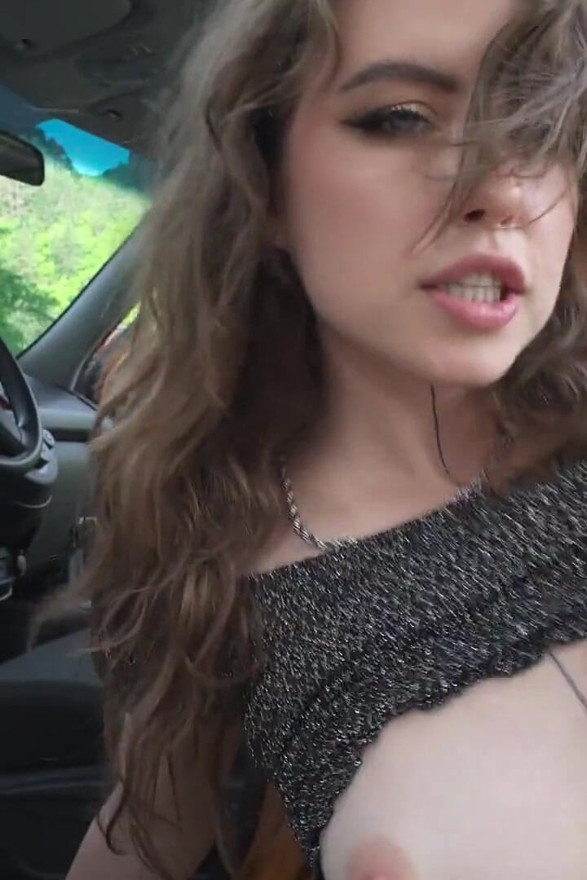 Fake Driving School - Eden Ivy Fucks for a Discount on Her Driving Test