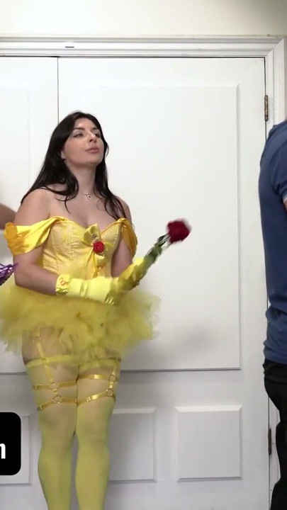 DaughterSwap - Hot Stepdaughters In Costumes Keira Croft & Penelope Woods Take Their Stepdads Cocks | Clip 1