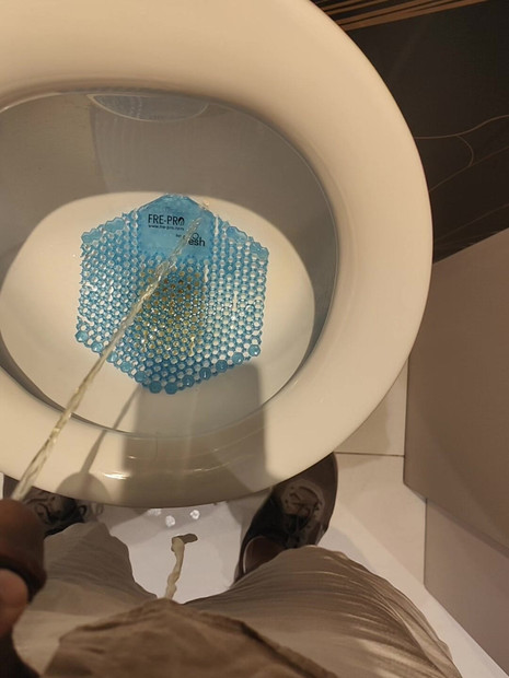 Taking a leak