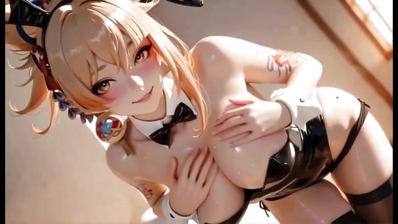 AI waifus perfekter körper, enge outfits, provokatative bewegungen, SFW-zusammenstellung