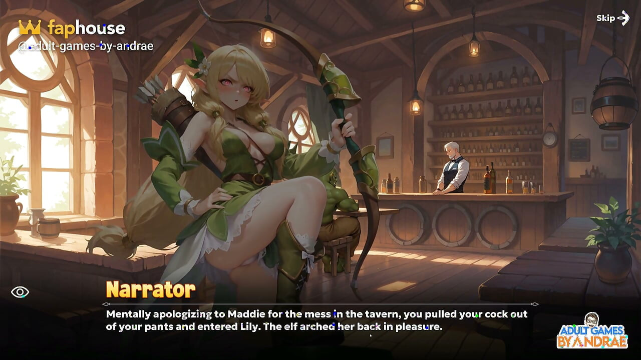 Isekai Waifu Overlord Gameplay Part 12 - Unlocked Ruby and Lily’s H-scene Tavern Sex