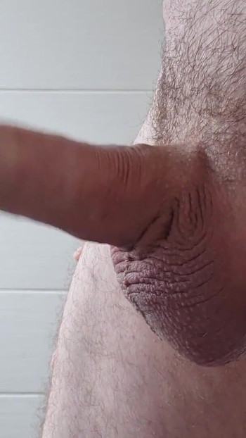 Memorable moment from "Showing off Cock and Balls with Cumshot in Slowmotion"