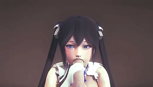 Hestia shows her lustful nature: DanMachi 3D Hentai