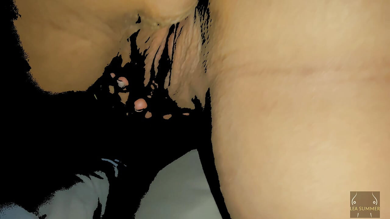 Busty MILF shows off her big ass, big pussy and tits to her 70-year-old stepfather with the intention that he will fuck her.
